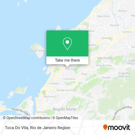 Toca Do Vila map