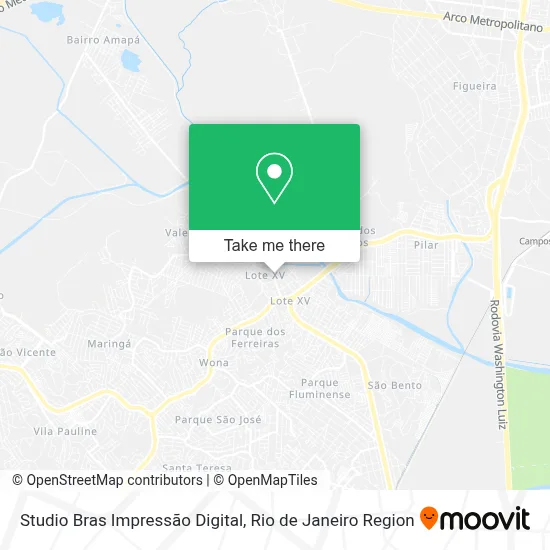 Studio Bras Impressão Digital map