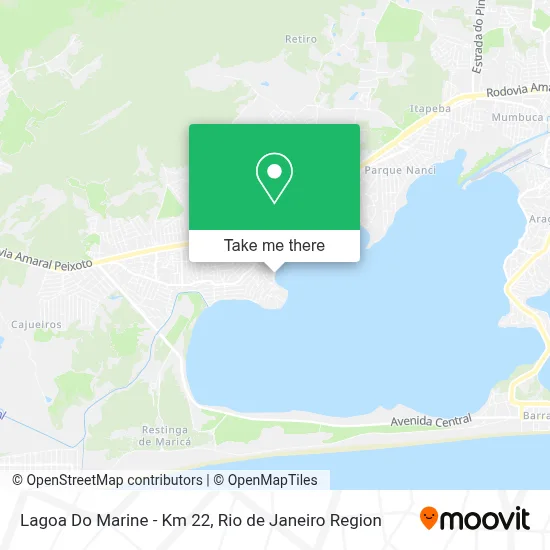 Lagoa Do Marine - Km 22 map
