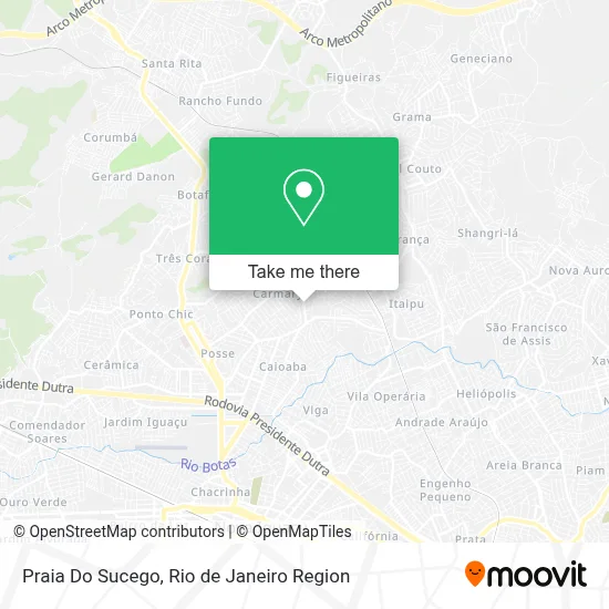 Praia Do Sucego map
