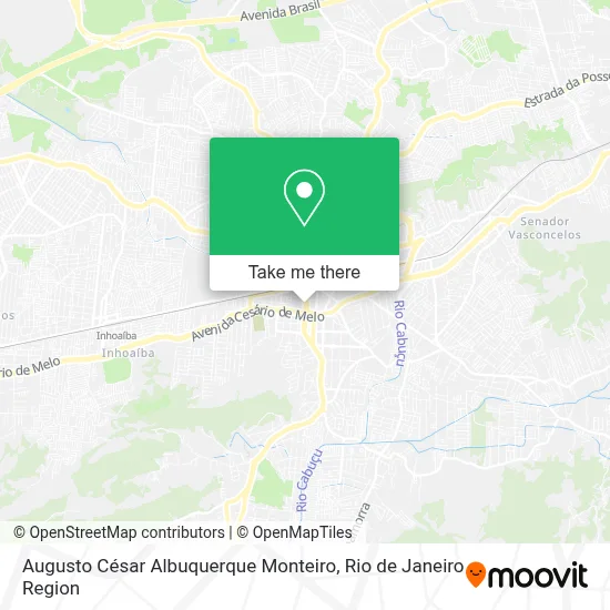 Augusto César Albuquerque Monteiro map