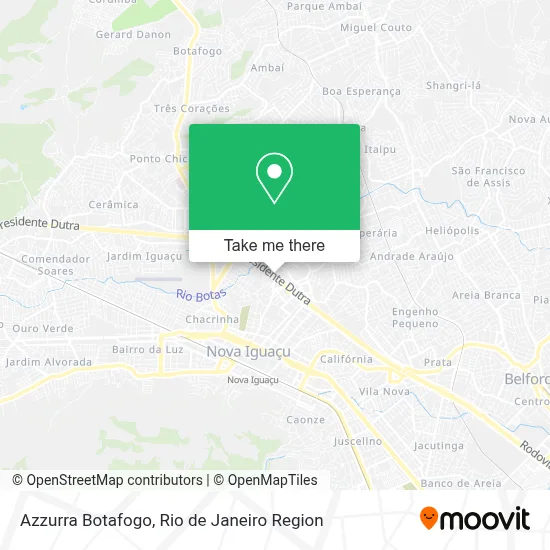 Azzurra Botafogo map