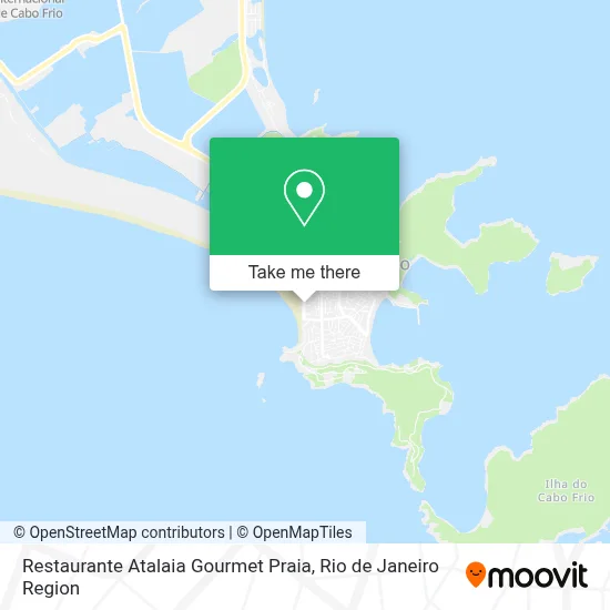 Restaurante Atalaia Gourmet Praia map
