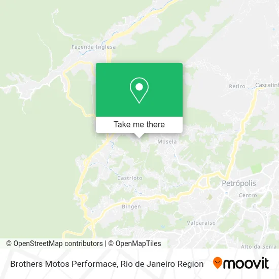 Brothers Motos Performace map