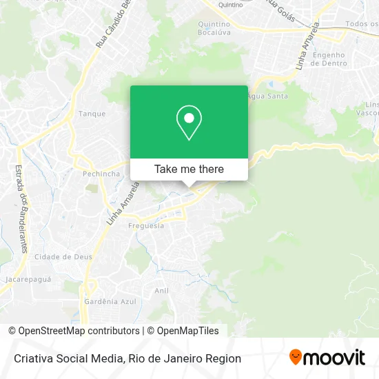 Criativa Social Media map