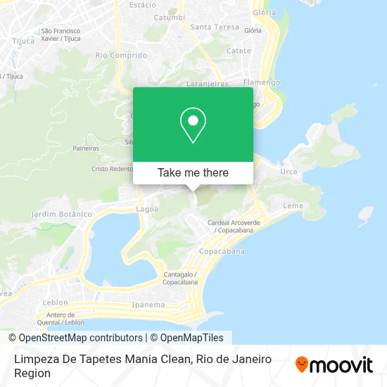 Limpeza De Tapetes Mania Clean map
