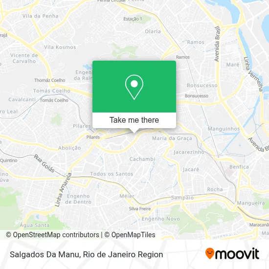 Salgados Da Manu map