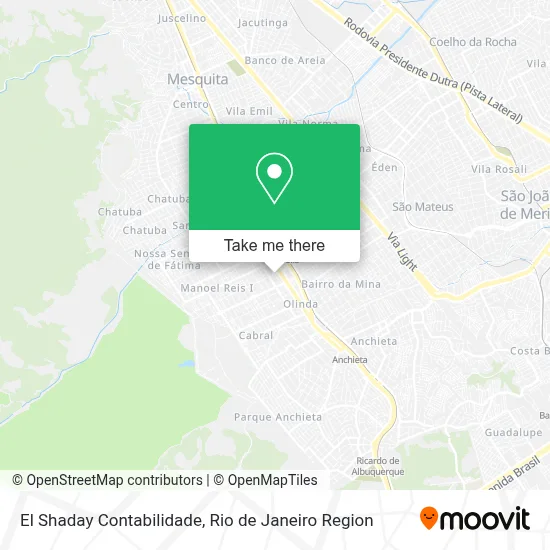 El Shaday Contabilidade map