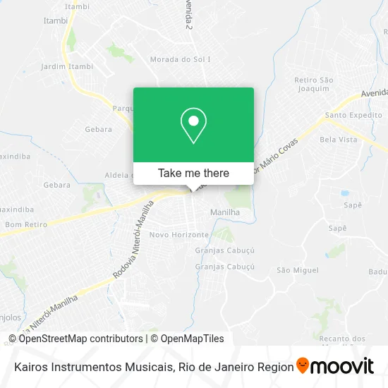 Kairos Instrumentos Musicais map