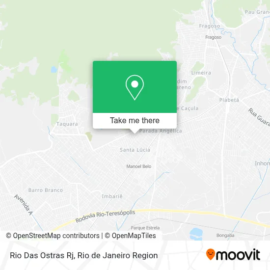 Rio Das Ostras Rj map