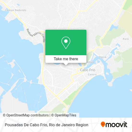 Pousadas De Cabo Frio map