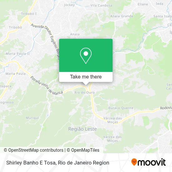 Shirley Banho E Tosa map