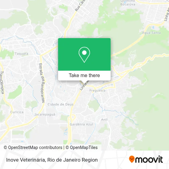 Inove Veterinária map