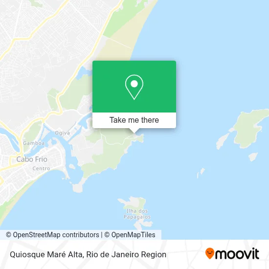 Quiosque Maré Alta map
