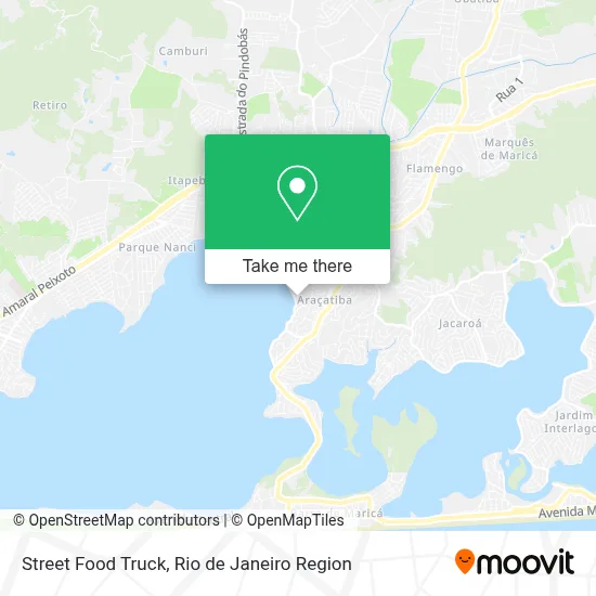 Street Food Truck map