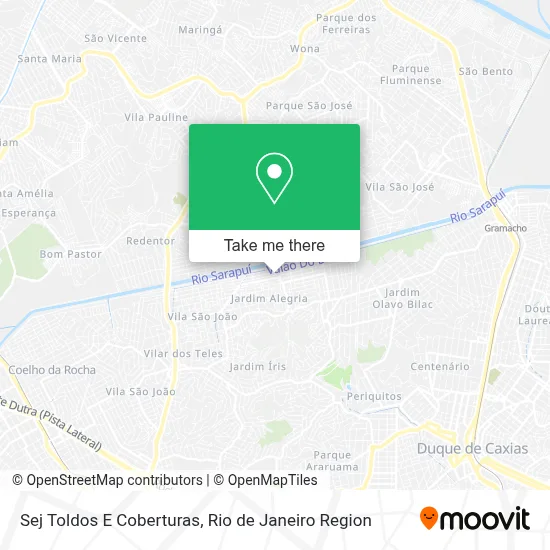 Sej Toldos E Coberturas map