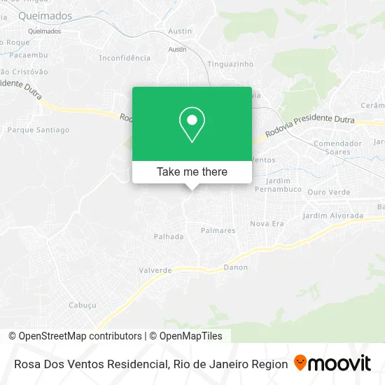 Rosa Dos Ventos Residencial map