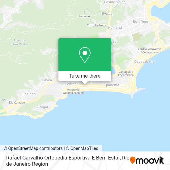 Rafael Carvalho Ortopedia Esportiva E Bem Estar map