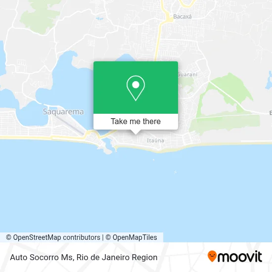 Auto Socorro Ms map