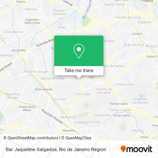 Bar Jaqueline Salgados map