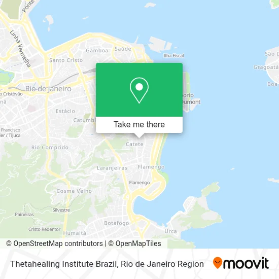 Thetahealing Institute Brazil map