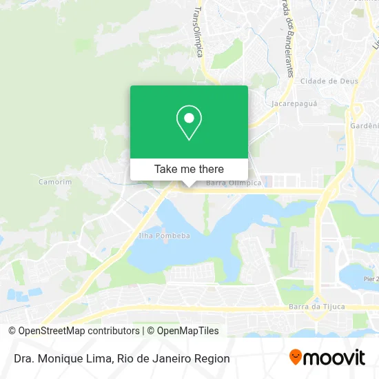 Dra. Monique Lima map