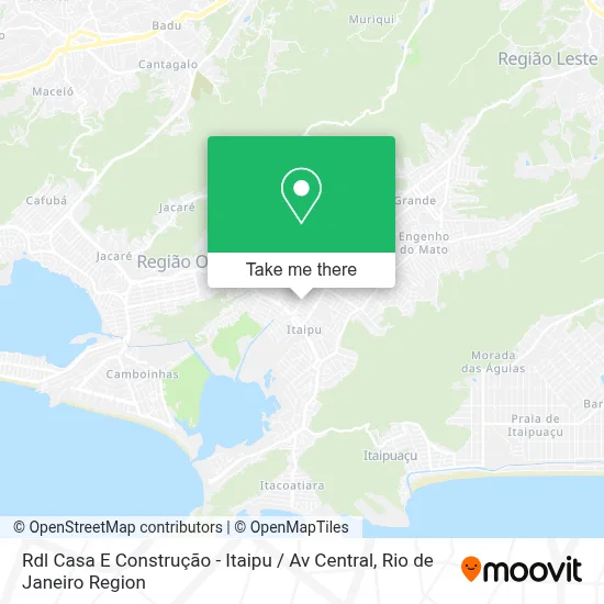 Rdl Casa E Construção - Itaipu / Av Central map