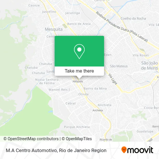 M.A Centro Automotivo map