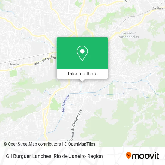 Gil Burguer Lanches map
