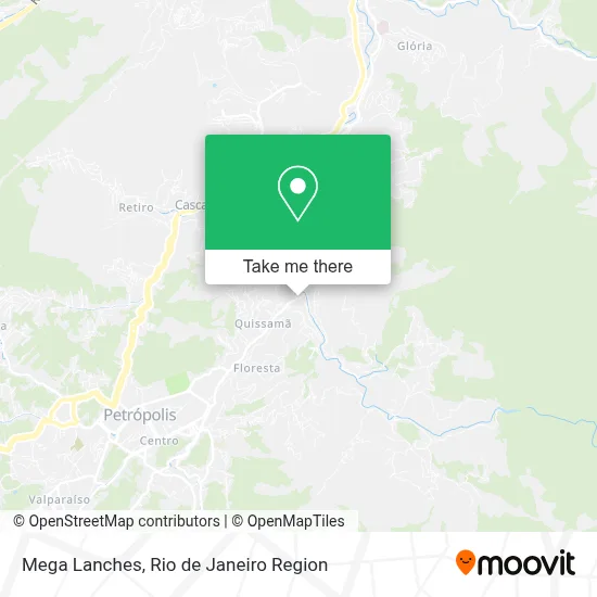 Mega Lanches map