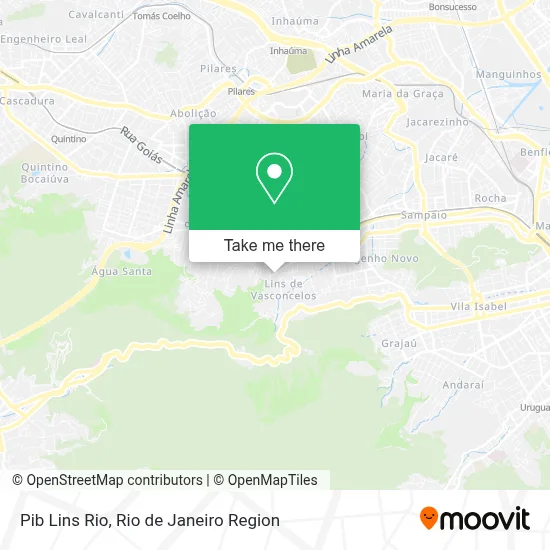 Pib Lins Rio map