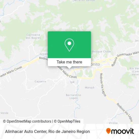 Alinhacar Auto Center map