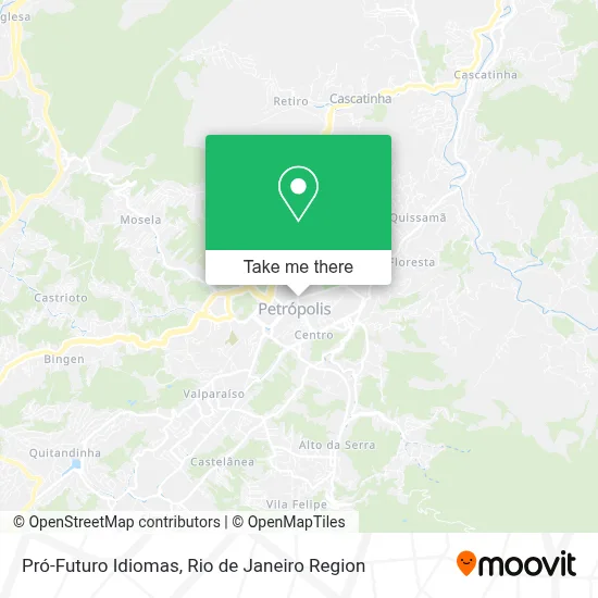 Pró-Futuro Idiomas map