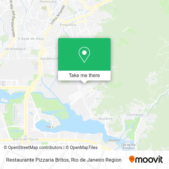 Restaurante Pizzaria Britos map