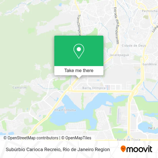 Subúrbio Carioca Recreio map