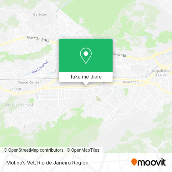 Molina's Vet map