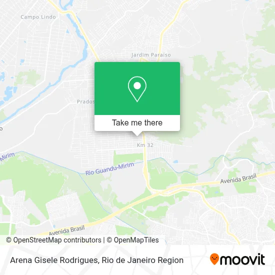 Arena Gisele Rodrigues map