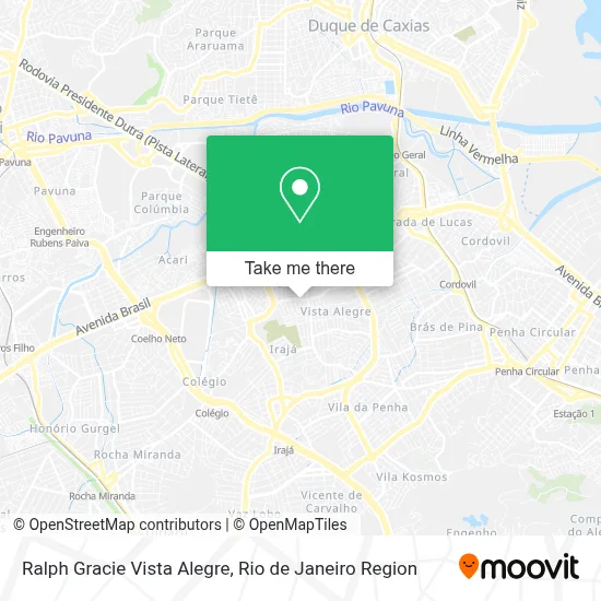 Ralph Gracie Vista Alegre map