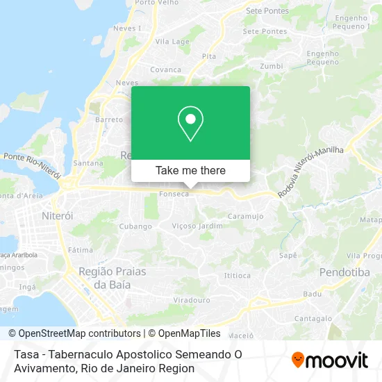 Tasa - Tabernaculo Apostolico Semeando O Avivamento map