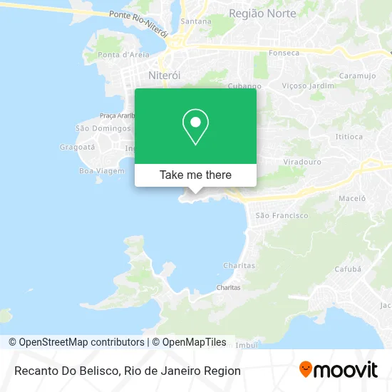 Recanto Do Belisco map