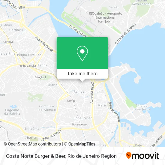 Costa Norte Burger & Beer map