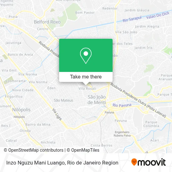 Inzo Nguzu Mani Luango map