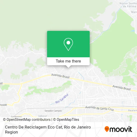 Centro De Reciclagem Eco Cat map