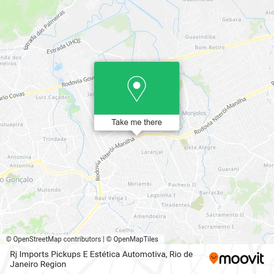 Rj Imports Pickups E Estética Automotiva map
