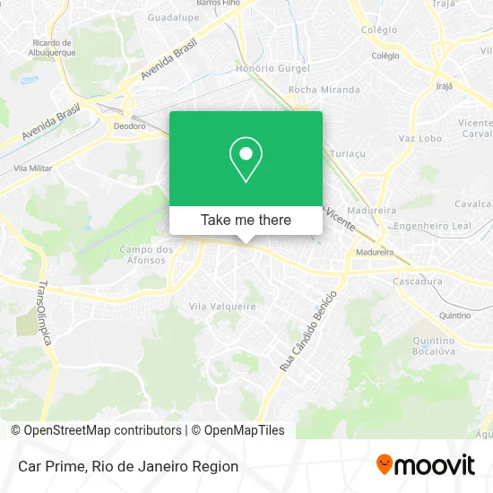 Car Prime map