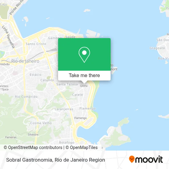 Sobral Gastronomia map