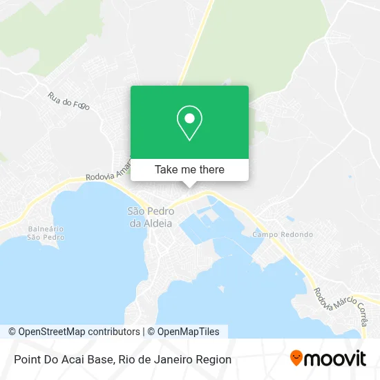 Point Do Acai Base map