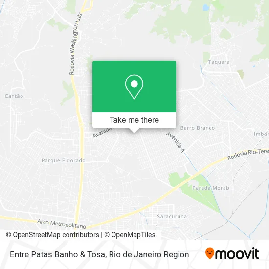 Entre Patas Banho & Tosa map