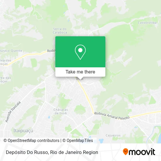 Depósito Do Russo map
