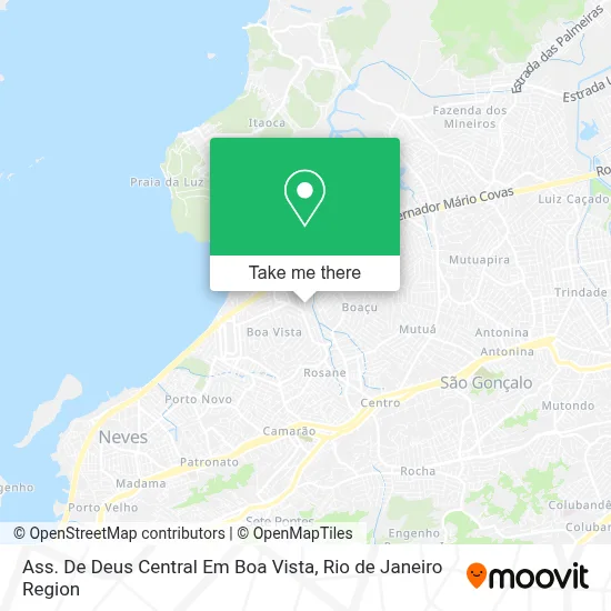 Ass. De Deus Central Em Boa Vista map